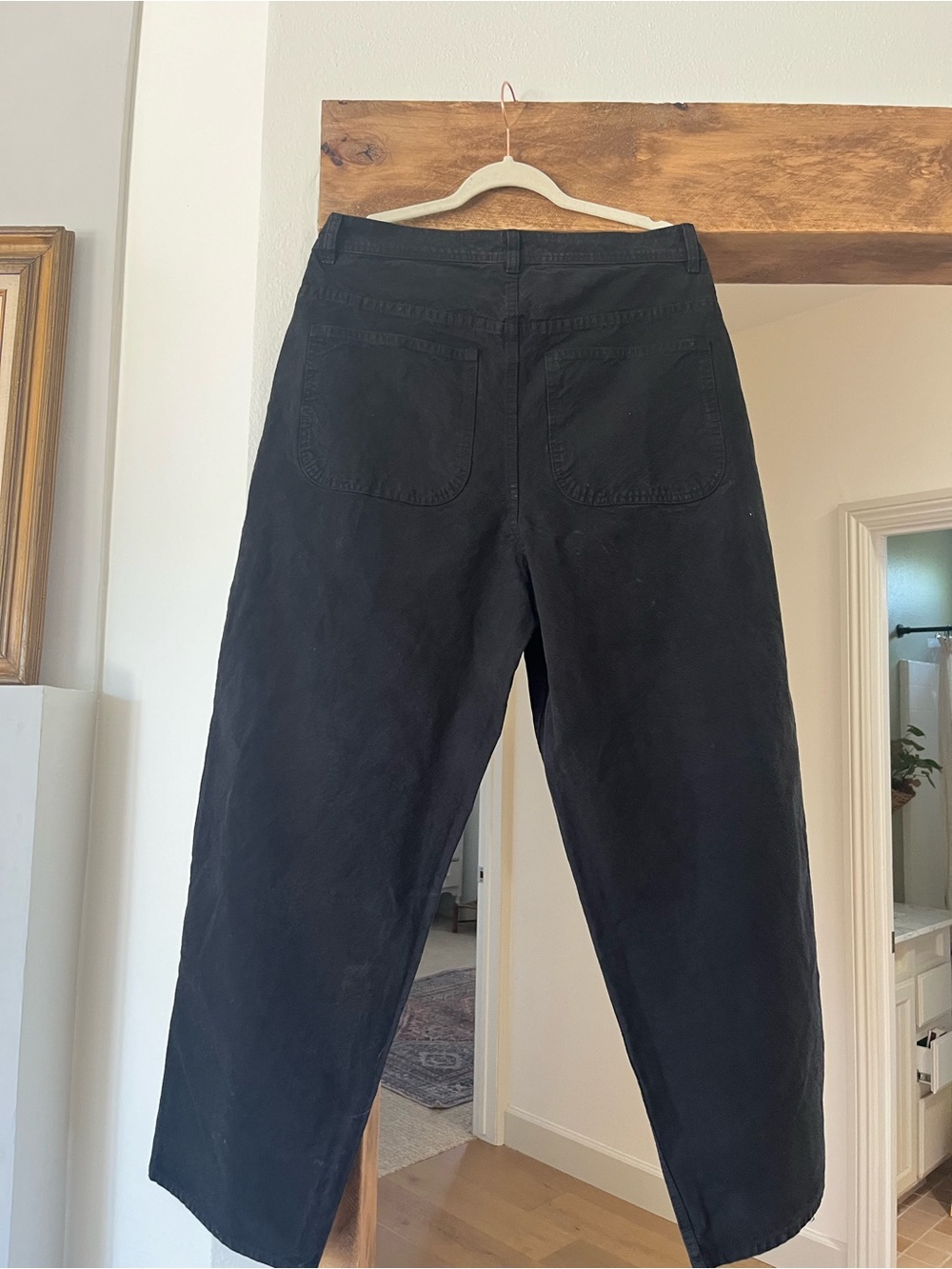 Jesse Kamm Wide Leg Pants in Black - Picture 4 of 6